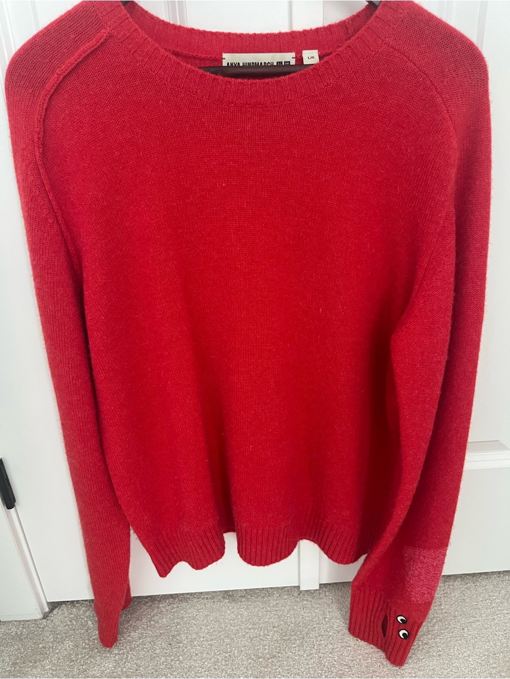 Uniqlo Red Crewneck Sweater